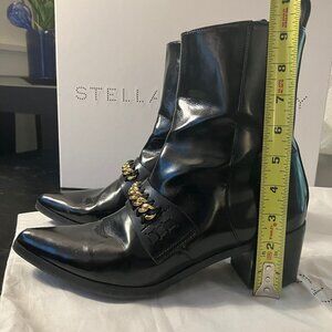 Stella McCartney Black Ankle Bookts Sz 39